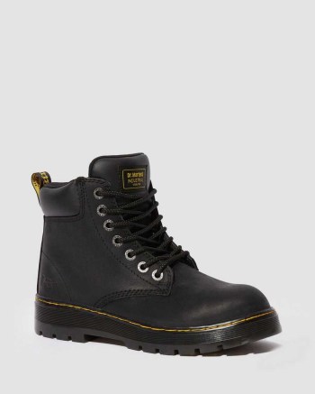 Dr Martens Winch Steel Toe Pracovné Čižmy Panske Čierne | 9685-HGVWM